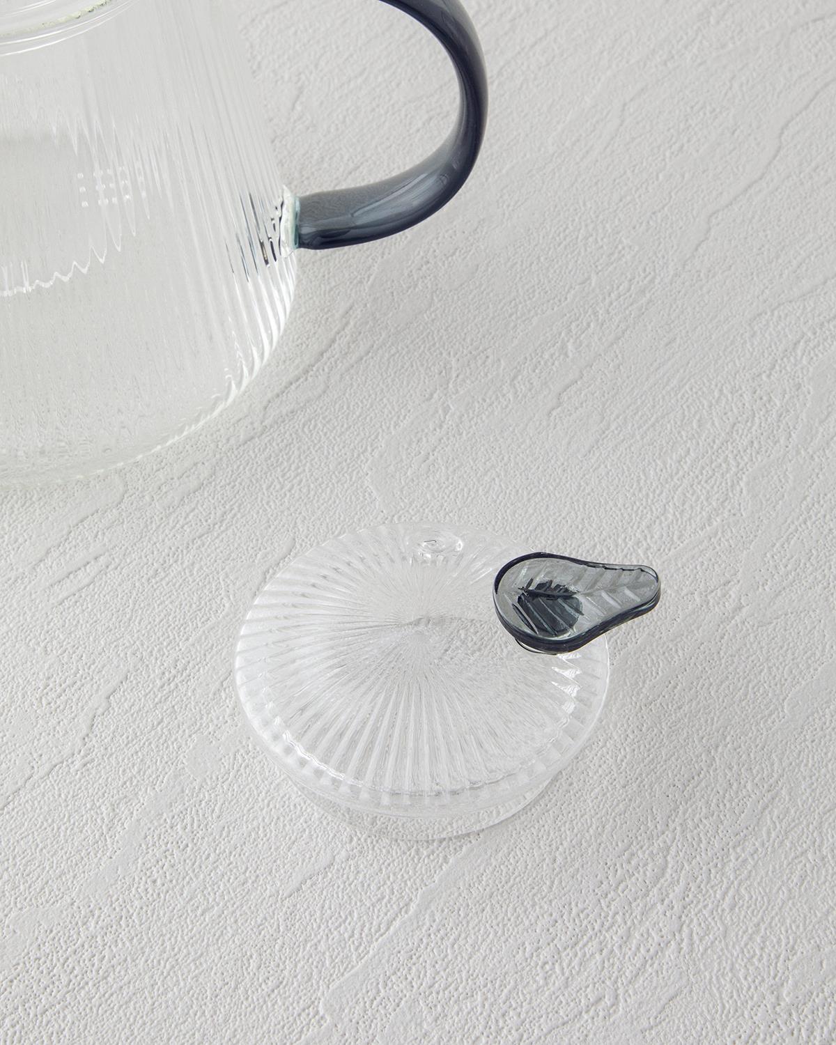 Чайник Стъкло 500 мл Бледосив.