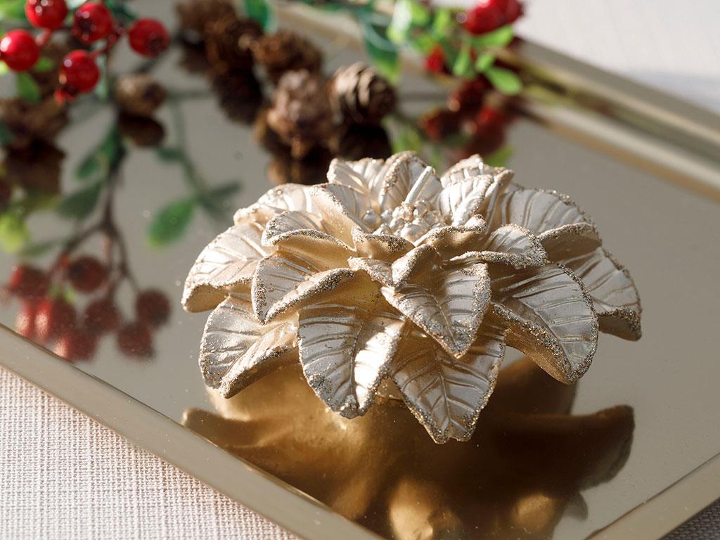 Magnolia СВЕЩ Парафин 11,5x11,5x5,0 cm Златисто
