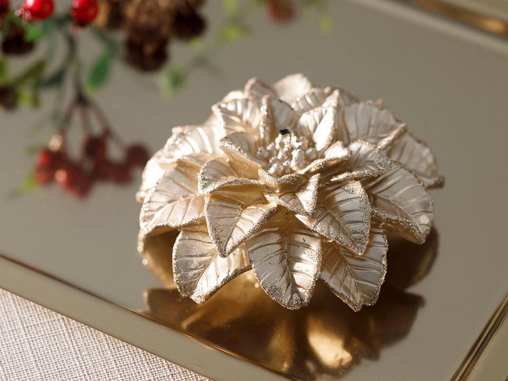 Magnolia СВЕЩ Парафин 11,5x11,5x5,0 cm Златисто