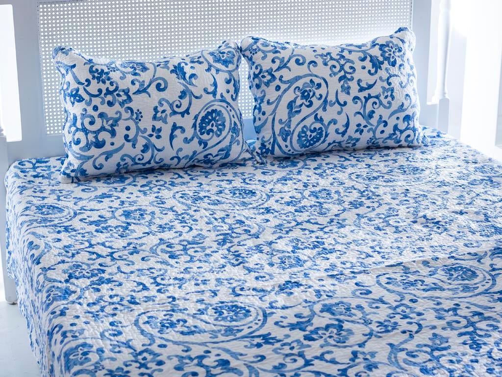 Marilla ПОКРИВКА ЗА ЛЕГЛО К Tek Kişilik Country 160x240 cm Blue.