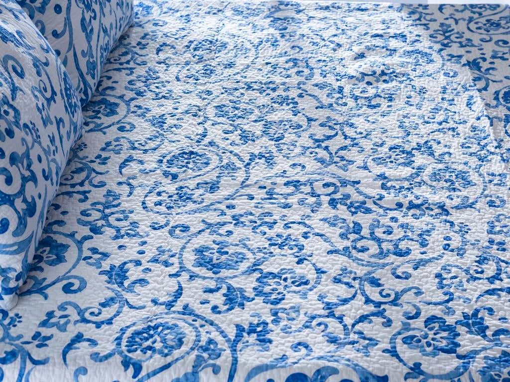 Marilla ПОКРИВКА ЗА ЛЕГЛО К Tek Kişilik Country 160x240 cm Blue.