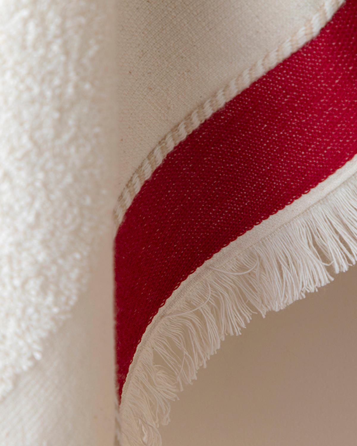 Marine Stripe Кърпа За Лице С избелял ефект 50x80 см Бежов - Бордо