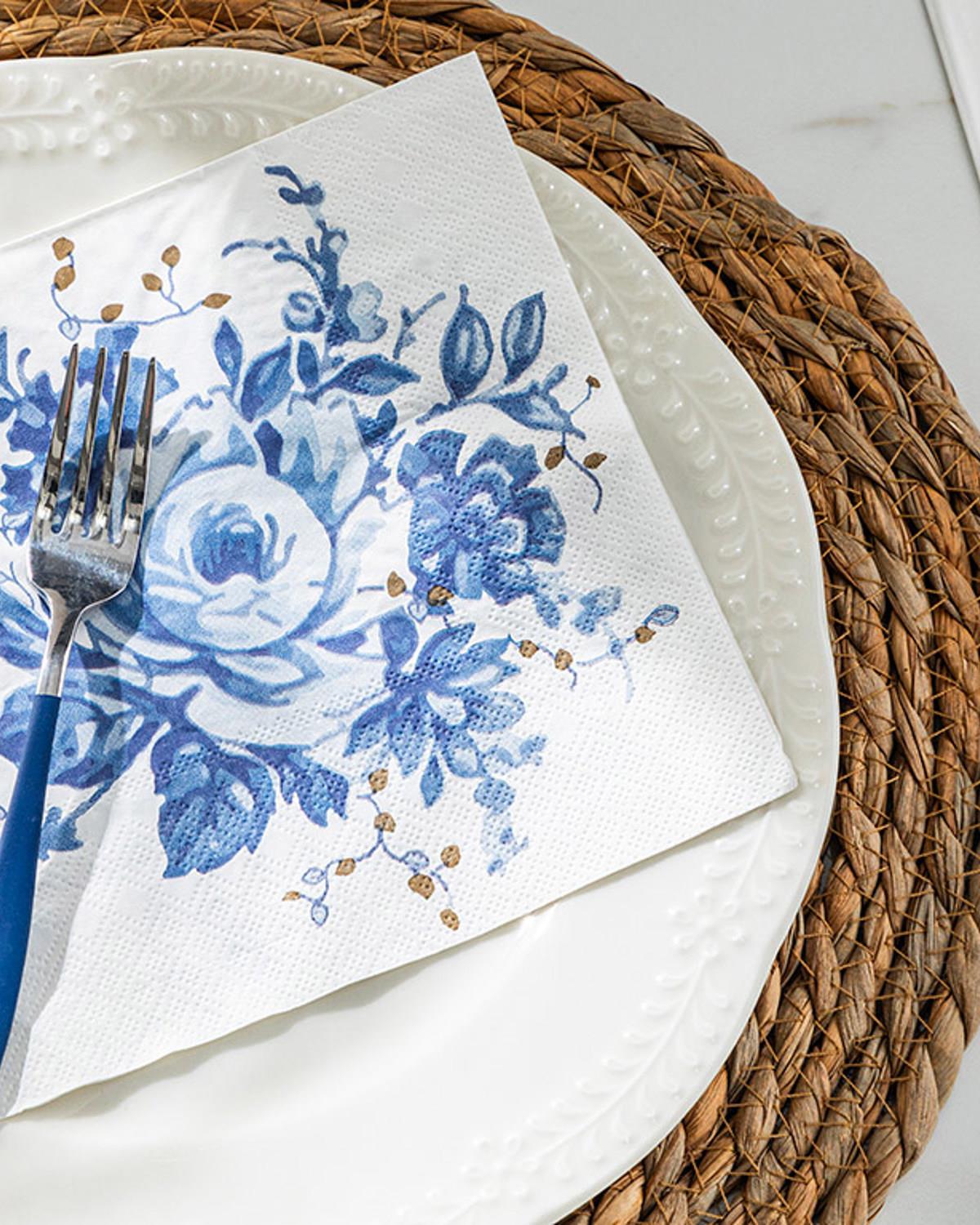 Martha Paper 20 pcs Tissue Napkin 33x33 cm Blue