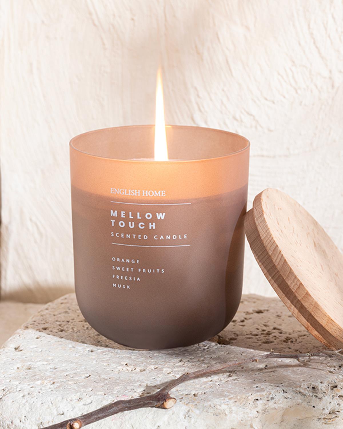 Mellow Touch Ароматен Свещ Кафяво, 0