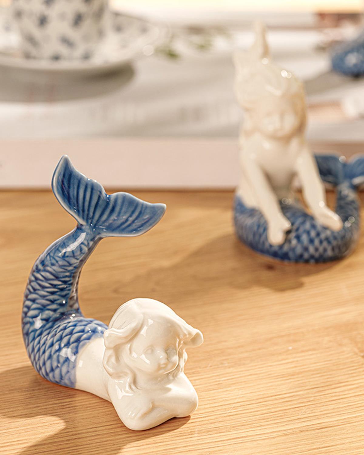Mermaid Фигурка 8x4,5x7 см Син