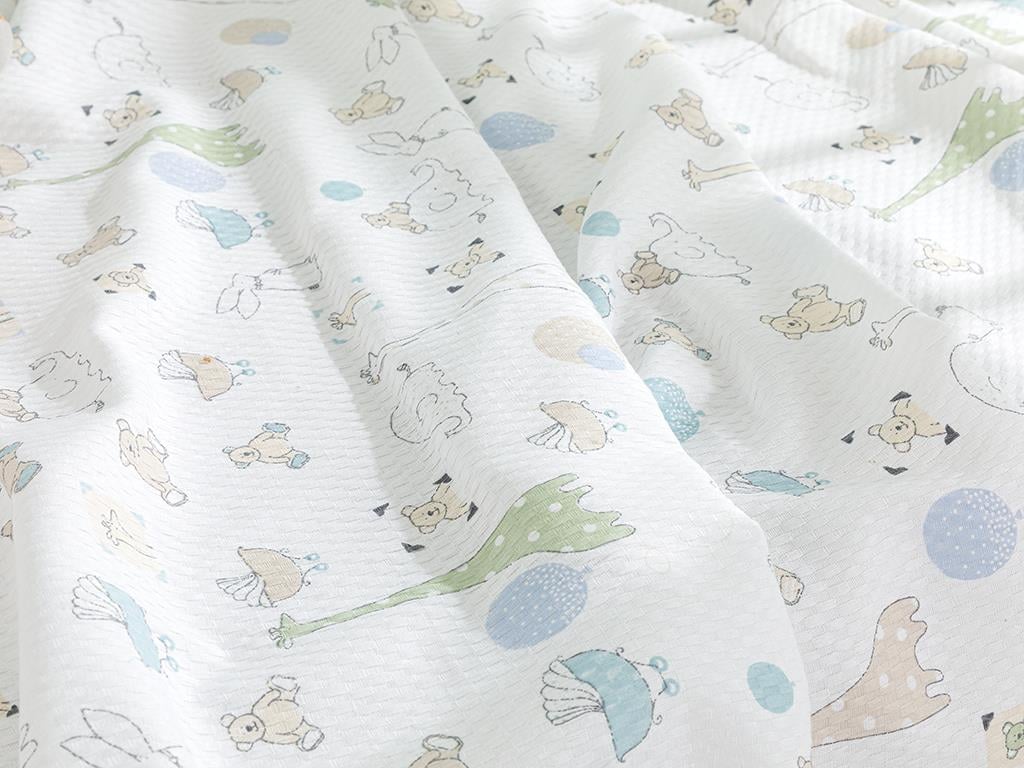 Mini Giraffe БЕБЕШКА ПОКРИВКА Отпечатано 100x150 cm Beige