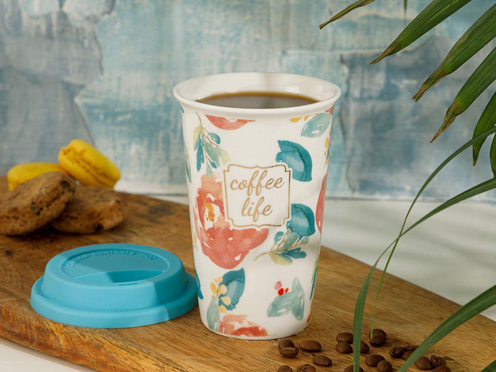 Mint Rose TRAVEL MUG New Bone 350 ml Mint