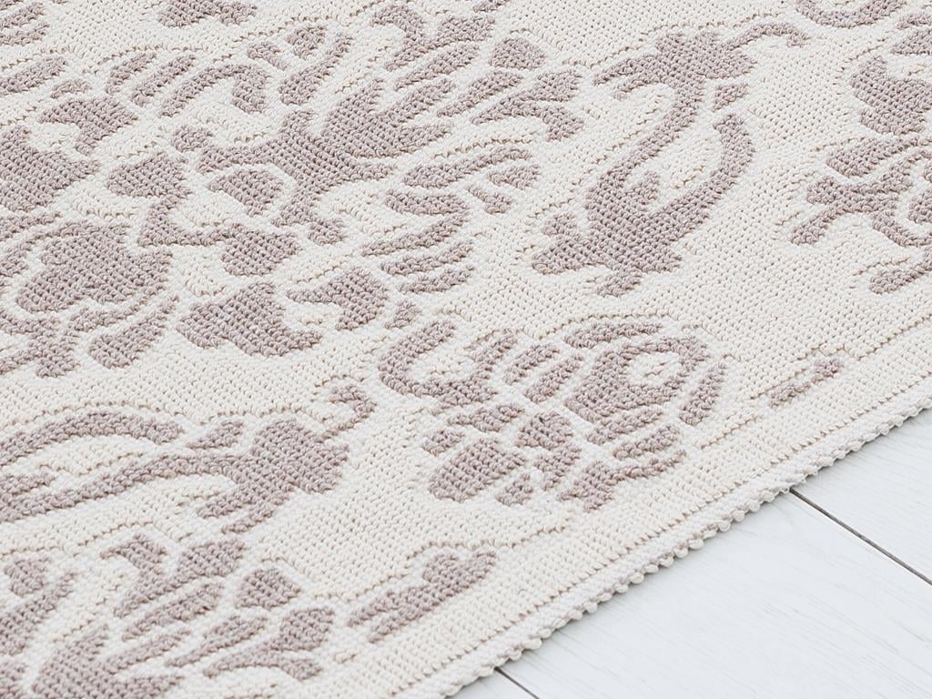 Miranda КИЛИМ Памучен 60x90 cm Brown-Cream