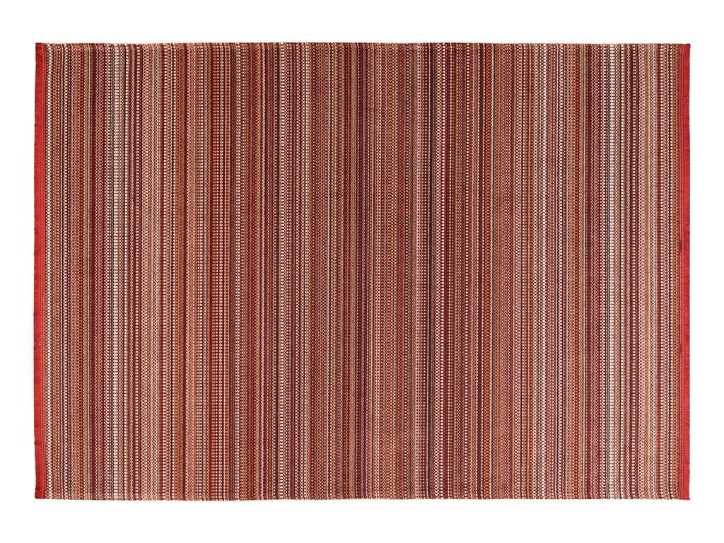 Modern Chic Chenille anti slip Carpet 160x230 cm Red