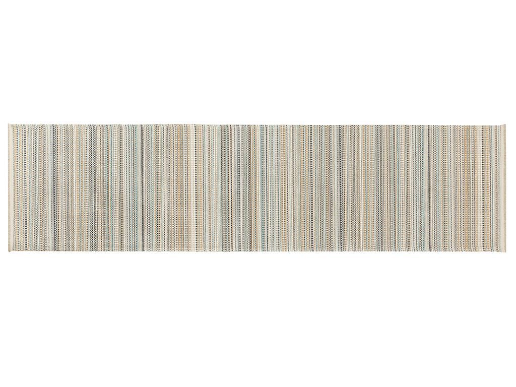 Modern Chic Chenille anti slip Carpet 80x300 cm Light Gray