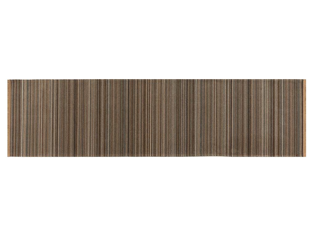 Modern Chic Chenille anti slip Carpet 80x300 cm Brown