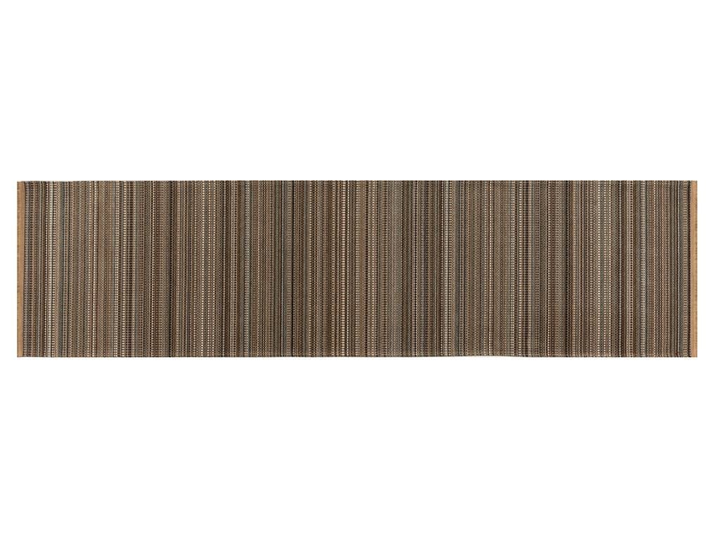 Modern Chic Chenille anti slip Carpet 80x300 cm Brown