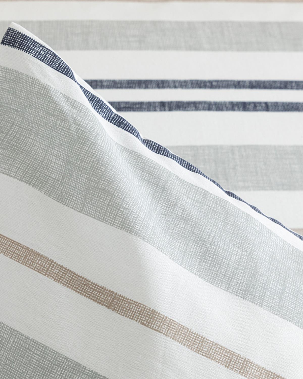 Modern Stripe Калъфка За Възглавница 2 бр. Памучен 50x70 см Сив