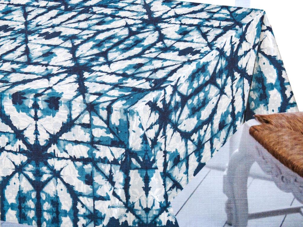 Modest Покривка за Маса ПВЦ 200x140 cm White-NavyBlue