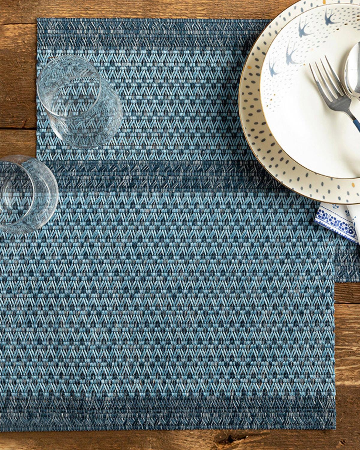 Modish Американзки Сервиз 2Бр., Полиестер, Синьо, 30 X 45 Cm