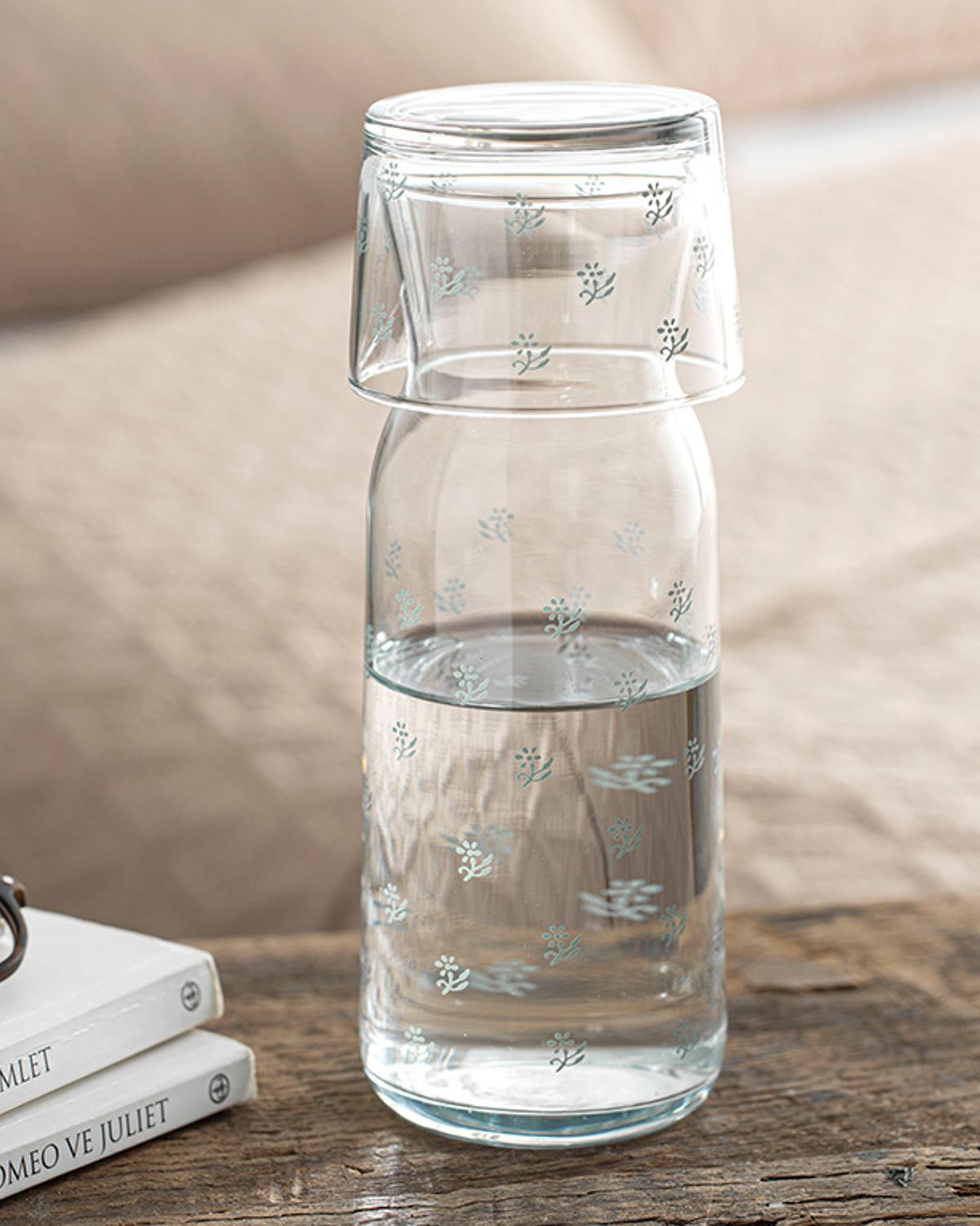 More Кана За Спалня Стъкло, Зелено, 700 Ml