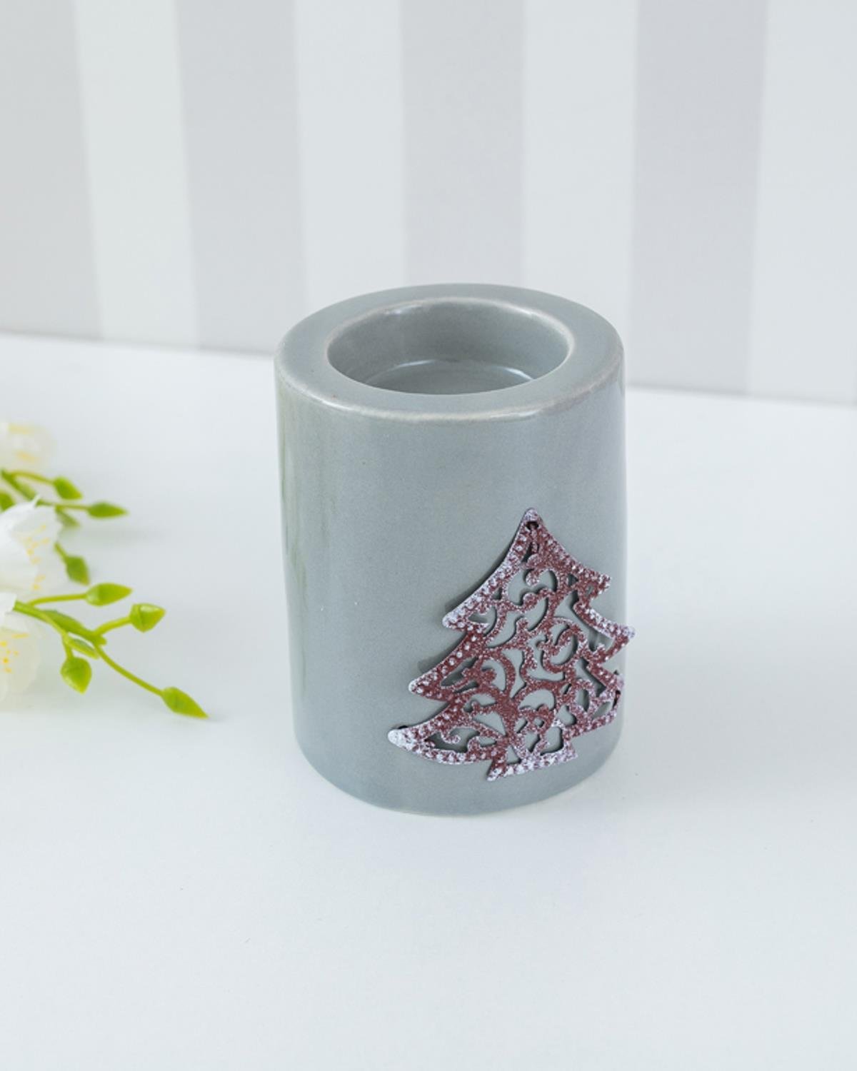 Mysterious Фигурка Порцелан 13,0x4,5x12,1 cm Сив