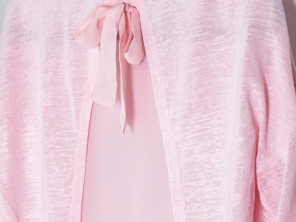 Nicole ГОРНИЩЕ НА ПИЖАМА С дълъг ръкав Плетиво M Pink