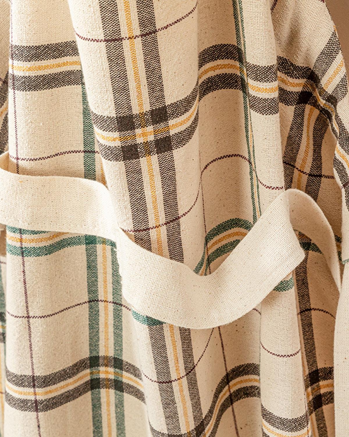 Orbit Кухненска Престилка Памук 85x65см Бежов - Зелен