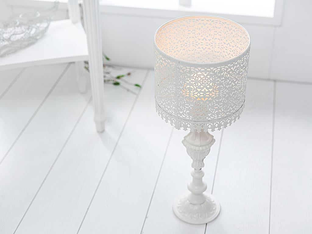 Paisley ДРЪНКУЛКА Ковано желязо White
