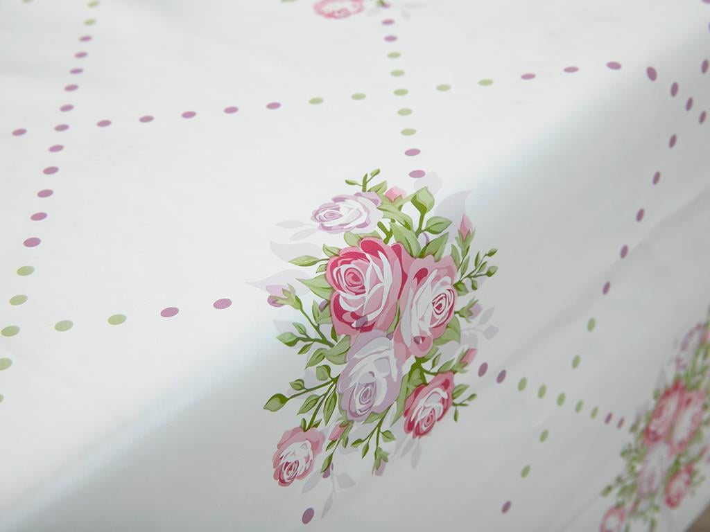 Pale Roses Покривка за Маса ПВЦ 100x140 cm Lilac-Pink
