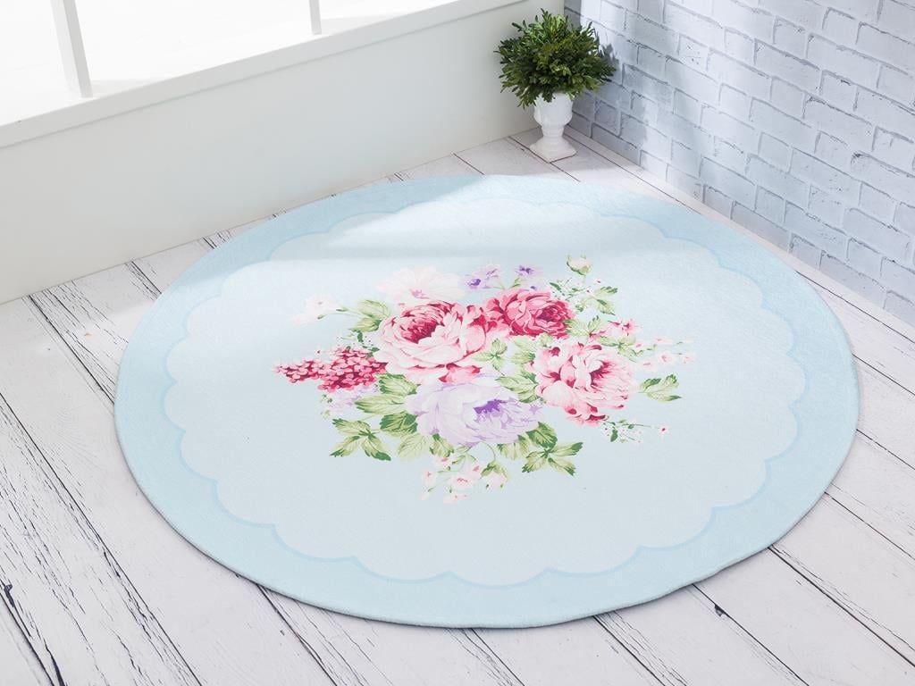 Paradise Rose КИЛИМ Отпечатано 110R Light Blue
