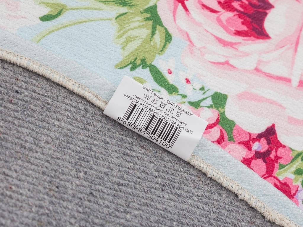 Paradise Rose КИЛИМ Отпечатано 110R Light Blue