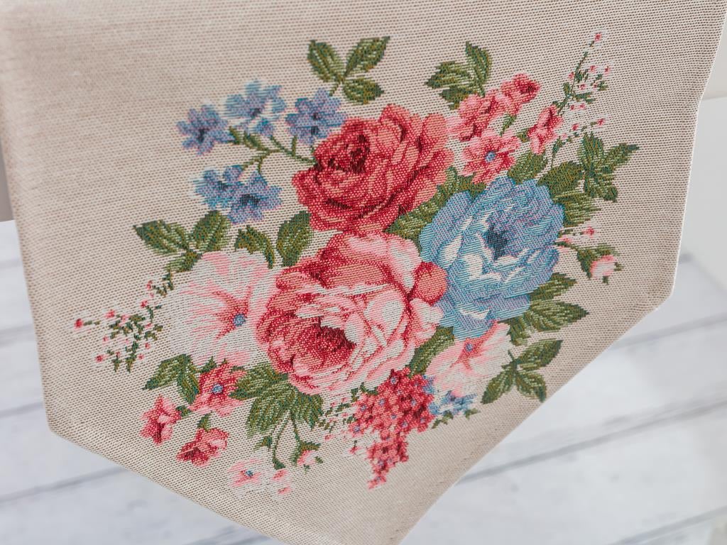 Paradise Rose Ранър Панама 35x110 cm Light Blue