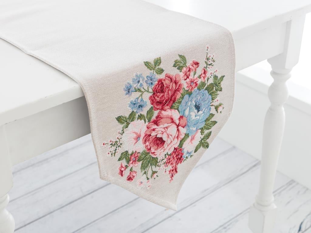 Paradise Rose Ранър Панама 35x150 cm Light Beige