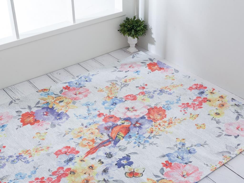 Parrot Paradise КИЛИМ Отпечатано 120x180 cm Pink