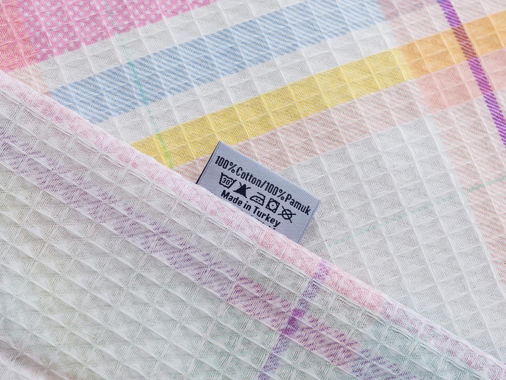 Pastel Check ПОКРИВКА За един човек Отпечатано 150x220 cm Pink
