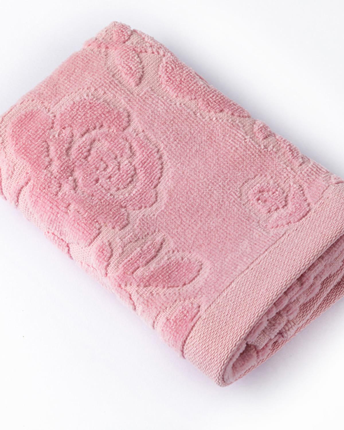 Patchy Patch Кърпа За Ръце Жакардово кадифе 30x45 см Розов