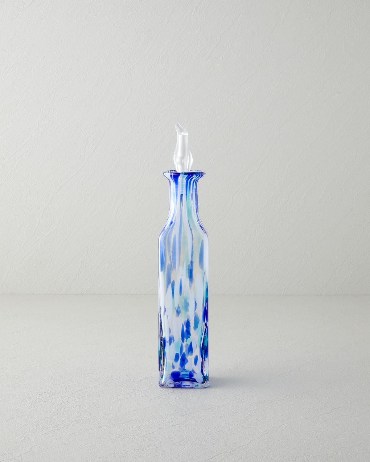 Pattern Шише За Олио Стъкло 450 мл Син