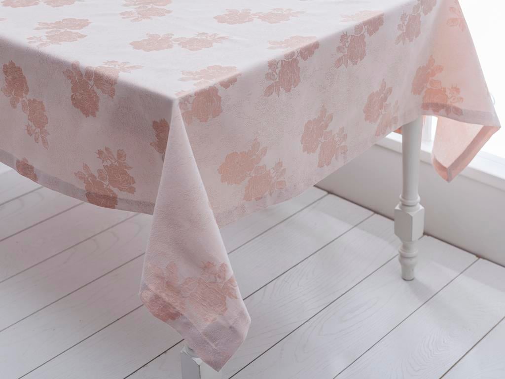 Pavia Покривка за Маса Тъкан Жакардов 150x220 cm Light Salmon