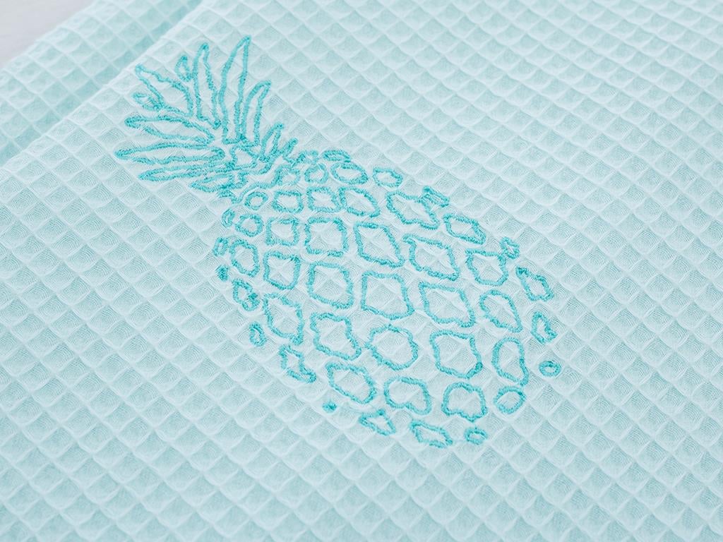 Pinapple ПОКРИВКА Двоен Бродирани 220x240 cm Mint