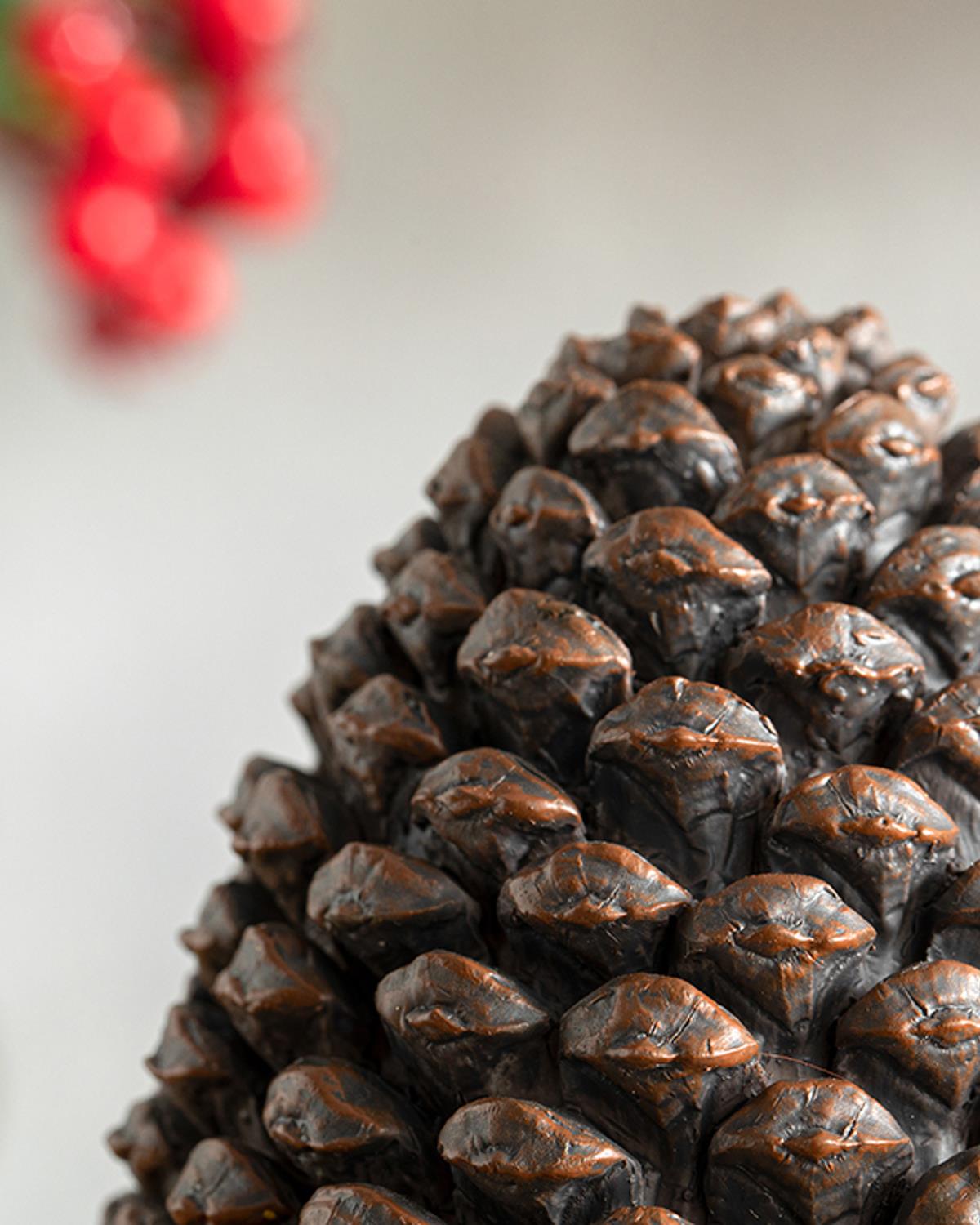 Pinecone Дрънкулка Полирезин, Кафяво, 0