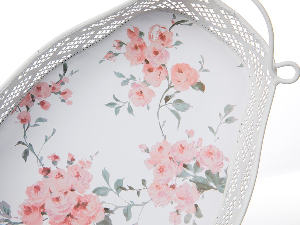 Pink Rose ТАБЛА С десен Метален Pink