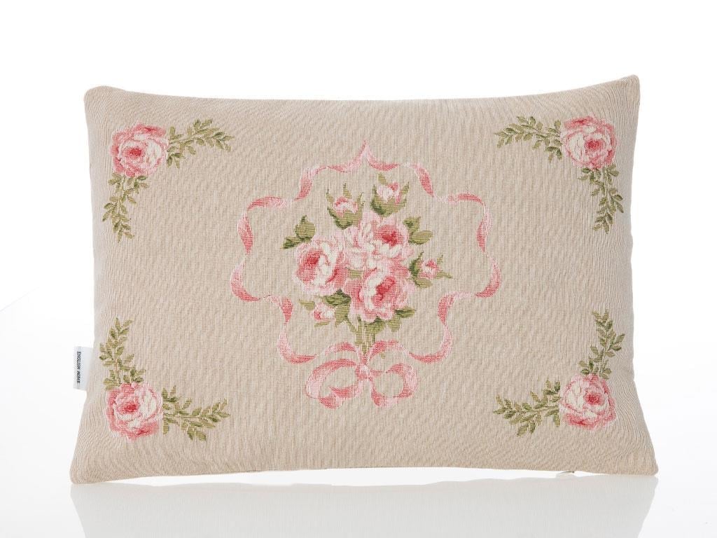 Pink Roses ВЪЗГЛАВНИЦА Без пълнеж Панама 35x50 cm Light Pink,