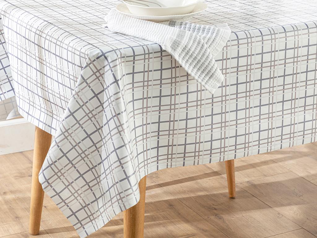 Plaid Покривка за Маса ПВЦ 200x140 cm Gray