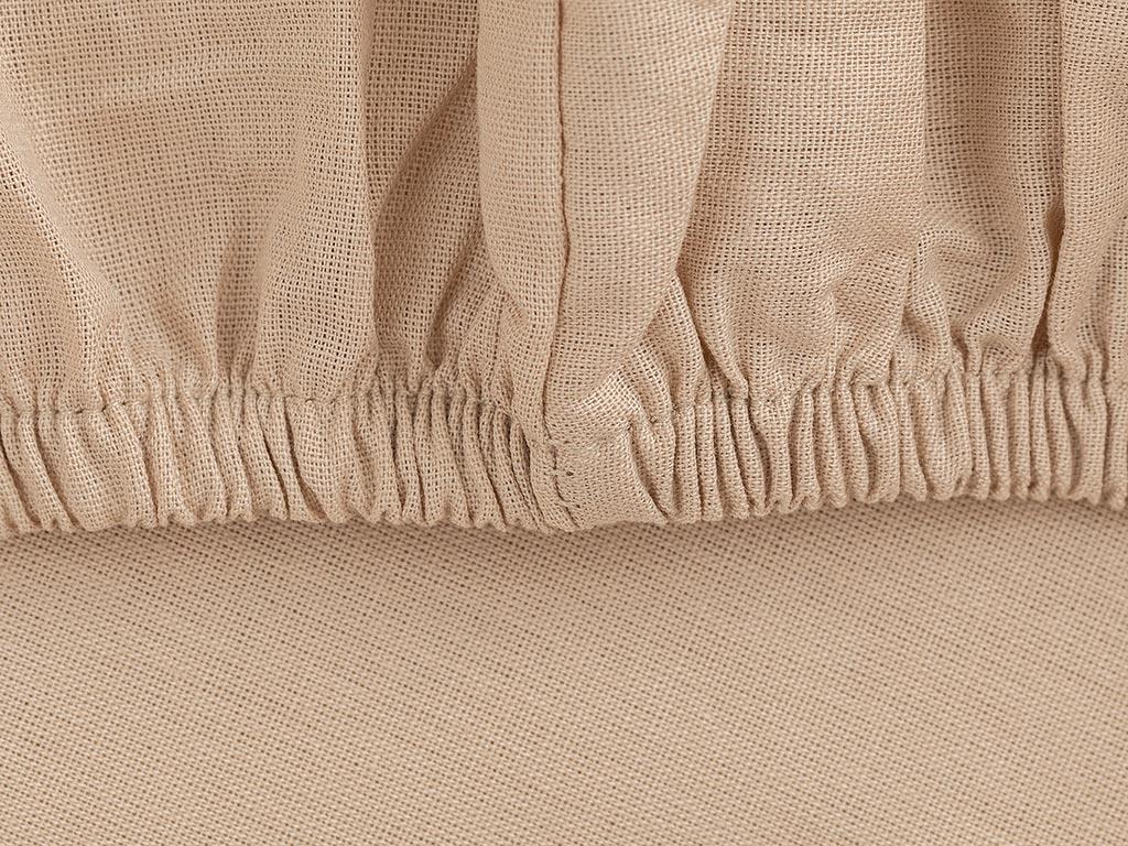 Plain ЧАРШАФИ С ЛАСТИК Междинен размер Памучен 140x200 cm Urban Beige