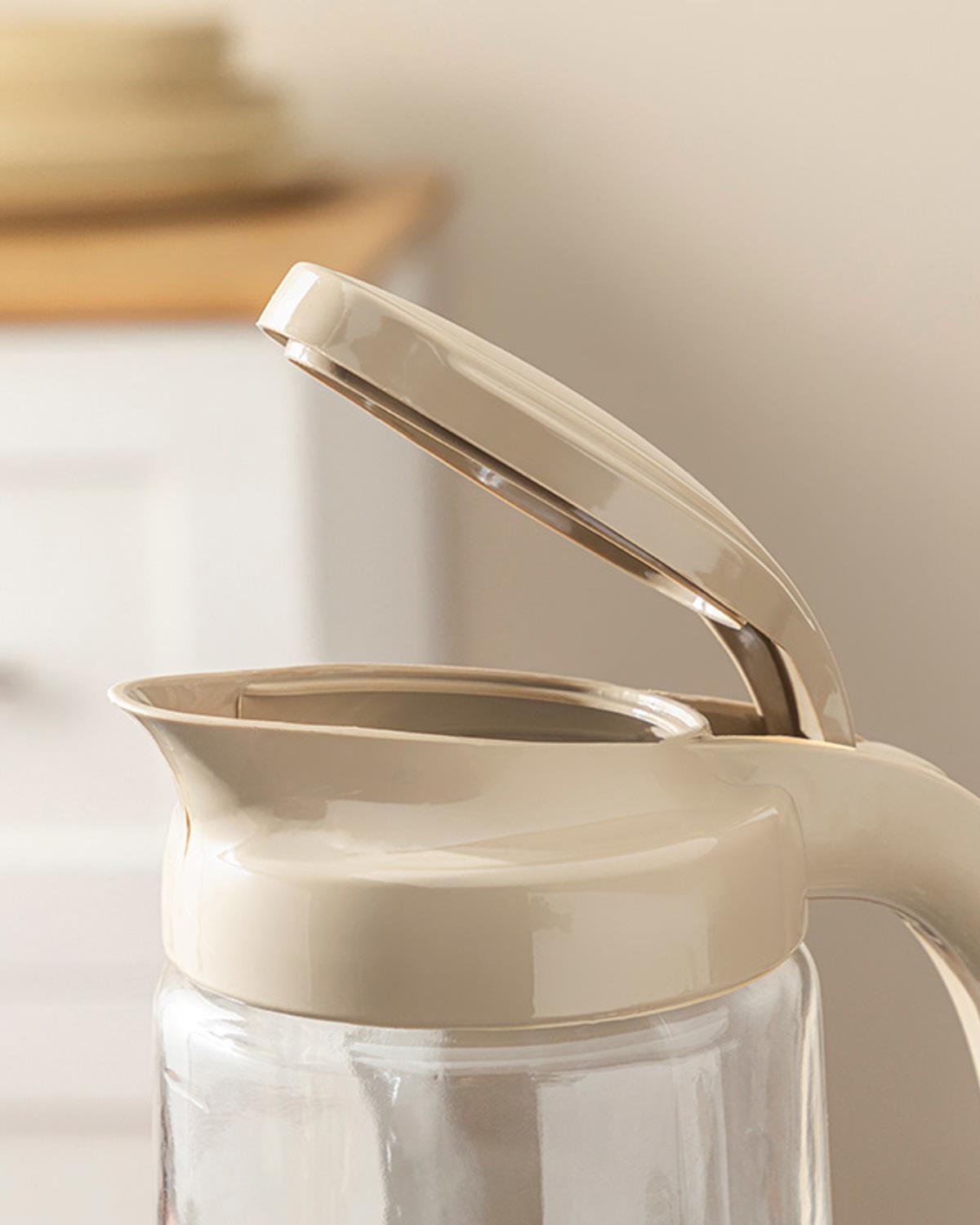 Plain Кана Стъкло, Тъмно Бежово, 1500 Ml