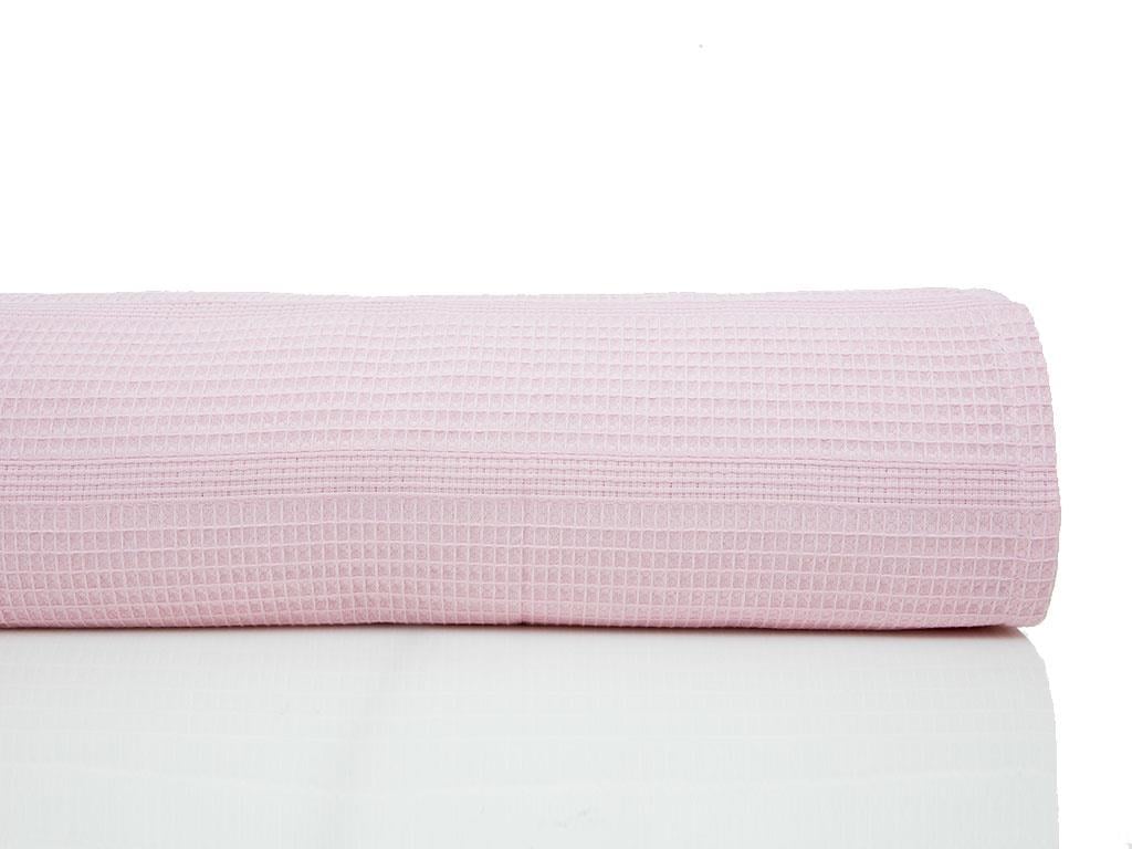 Plain ПОКРИВКА За един човек 150x220 cm Светло розово,