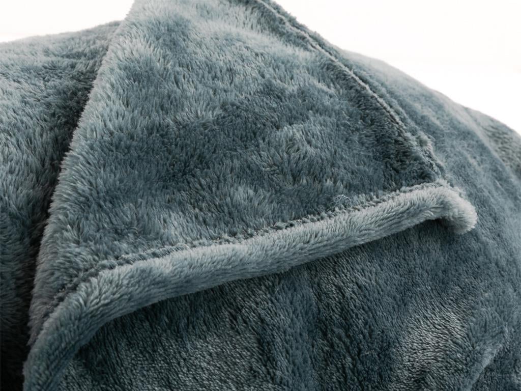 Plain ОДЕАЛО Двоен Ултра софт 200x220 cm Dark Celadon