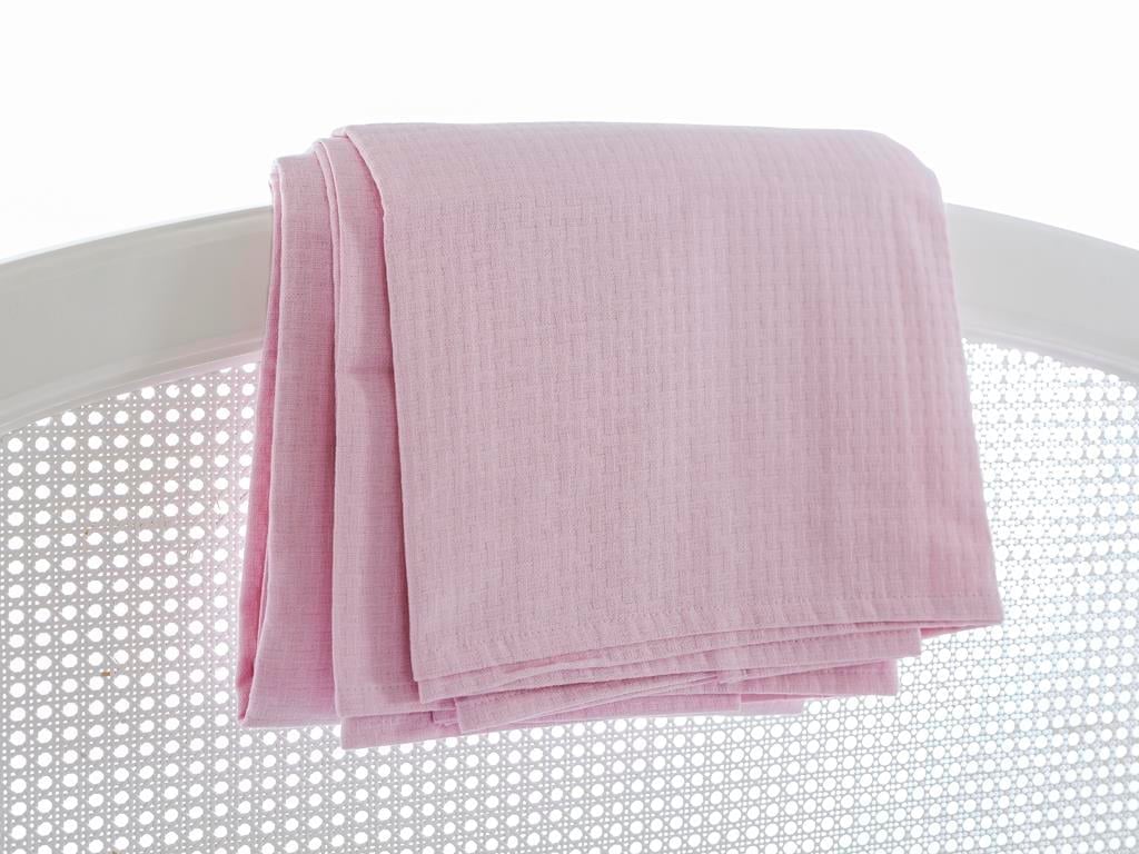 Plain ПОКРИВКА Двоен Памучен 200x220 cm Pink