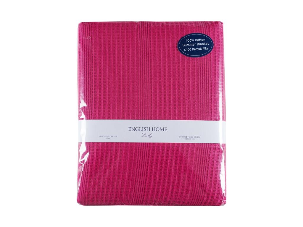 Plain ПОКРИВКА Двоен човек Памучен 200x230 cm Fuschia
