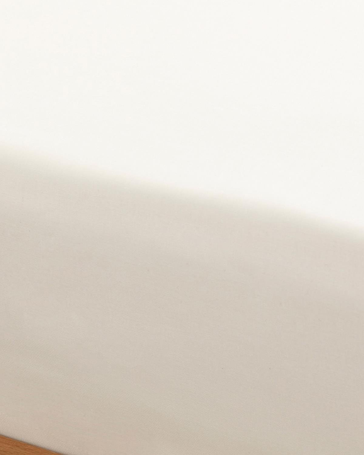 Plain Долен Чаршаф Двоен Памучен 240x260 см Ванилия.