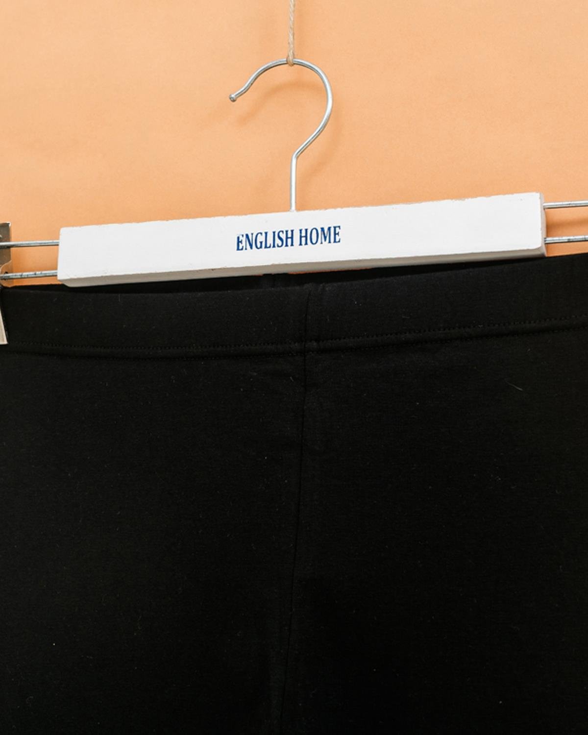 Plain Клин Дамски Памучен M Черен