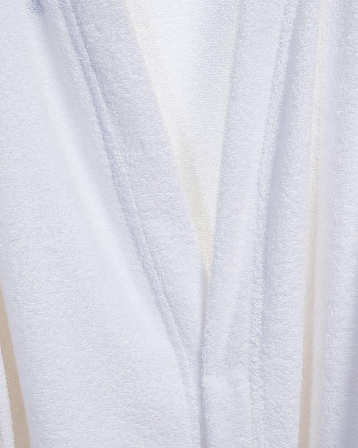 Plain Халат За Баня Дамски Памучен S Бял