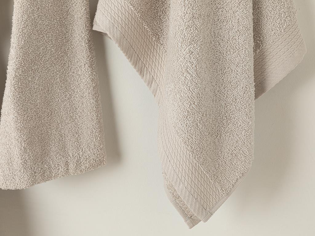 Plain Cottony set Bathrobe Set S-M Light Beige