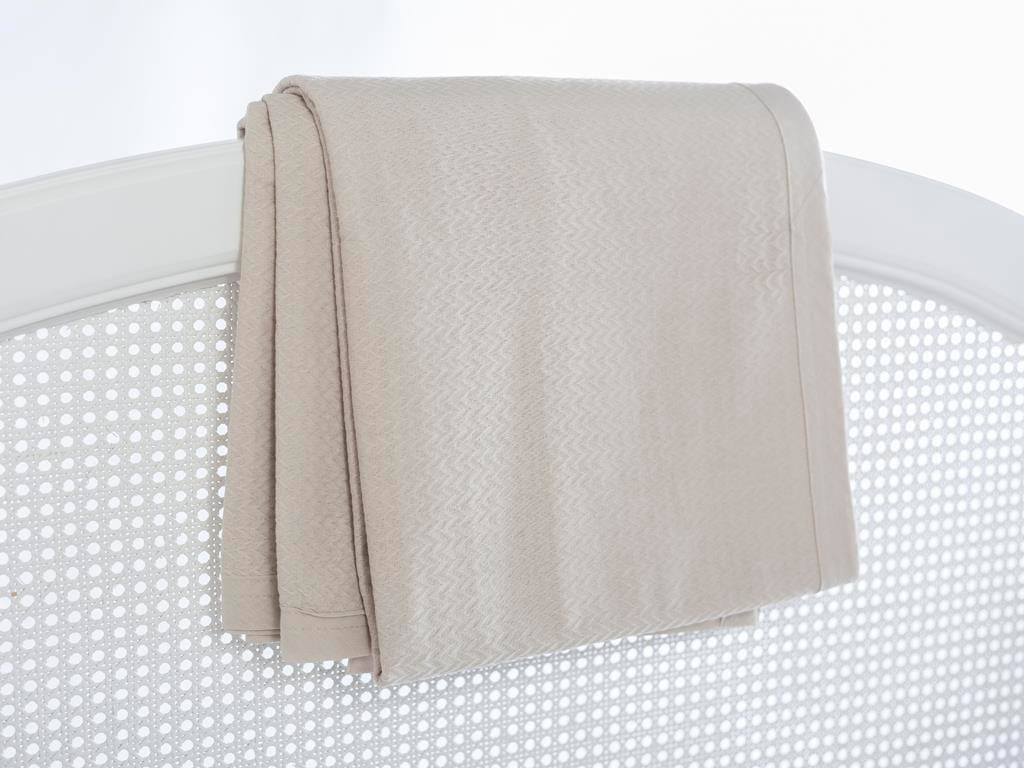 Plain ПОКРИВКА Tek Kişilik С маншет 160x240 cm Light Beige